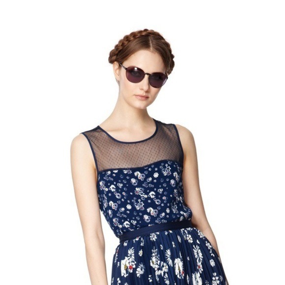 Jason Wu for Target navy floral tank top - Picture 2 of 4